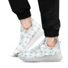 Cartoon Milk Bottle Print Pattern White Athletic Shoes-grizzshop