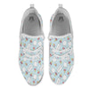 Cartoon Milk Bottle Print Pattern White Athletic Shoes-grizzshop