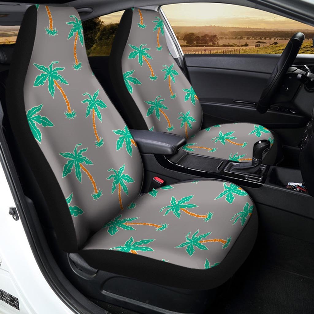 Cartoon Palm Tree Hawaiian Print Car Seat Covers-grizzshop