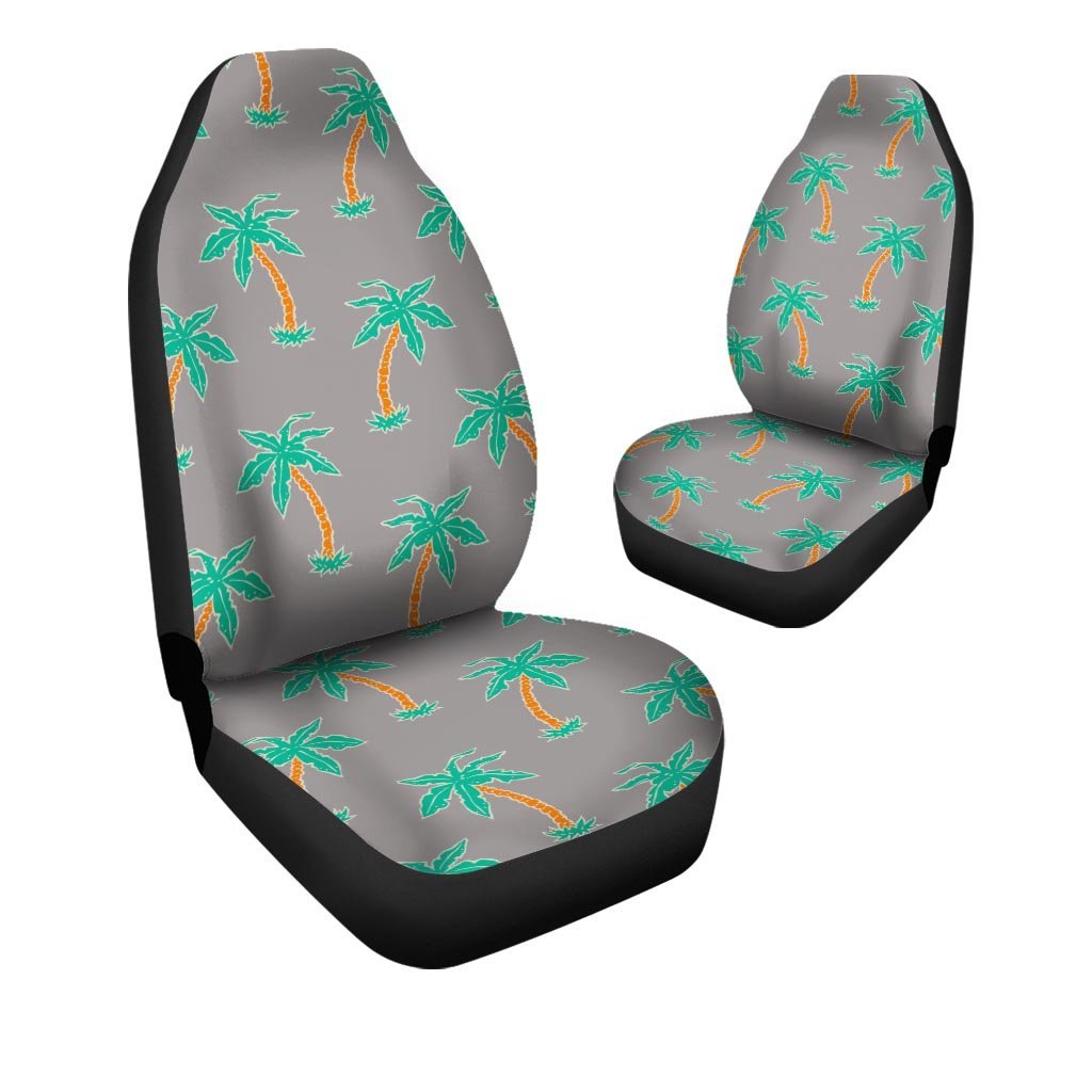 Cartoon Palm Tree Hawaiian Print Car Seat Covers-grizzshop