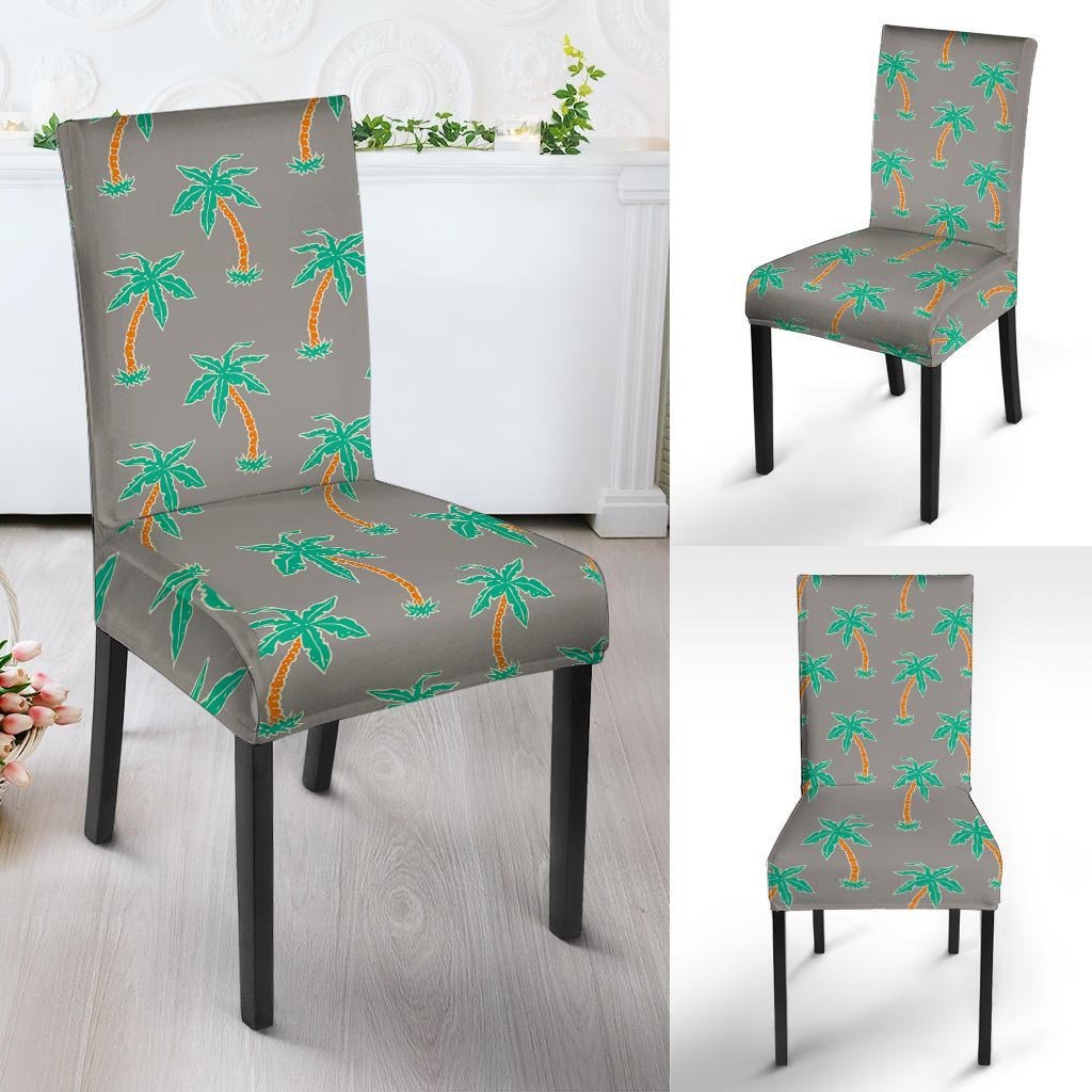 Cartoon Palm Tree Hawaiian Print Chair Cover-grizzshop