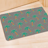 Cartoon Palm Tree Hawaiian Print Door Mat-grizzshop