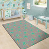 Cartoon Palm Tree Hawaiian Print Floor Mat-grizzshop