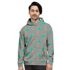 Cartoon Palm Tree Hawaiian Print Men's Hoodie-grizzshop