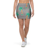 Cartoon Palm Tree Hawaiian Print Mini Skirt-grizzshop