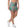 Cartoon Palm Tree Hawaiian Print Mini Skirt-grizzshop