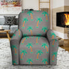 Cartoon Palm Tree Hawaiian Print Recliner Cover-grizzshop