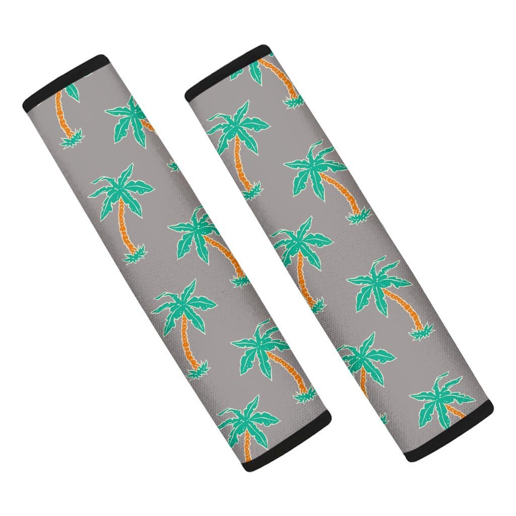 Cartoon Palm Tree Hawaiian Print Seat Belt Cover-grizzshop