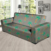 Cartoon Palm Tree Hawaiian Print Sofa Cover-grizzshop