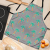 Cartoon Palm Tree Hawaiian Print Women's Apron-grizzshop