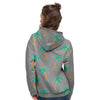 Cartoon Palm Tree Hawaiian Print Women's Hoodie-grizzshop