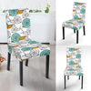 Cartoon Snail Pattern Print Chair Cover-grizzshop