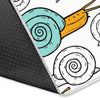 Cartoon Snail Pattern Print Floor Mat-grizzshop