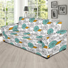 Cartoon Snail Pattern Print Sofa Covers-grizzshop