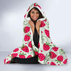 Cartoon Strawberry Pattern Print Hooded Blanket-grizzshop