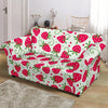 Cartoon Strawberry Pattern Print Loveseat Cover-grizzshop