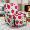 Cartoon Strawberry Pattern Print Recliner Cover-grizzshop