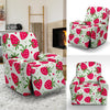 Cartoon Strawberry Pattern Print Recliner Cover-grizzshop