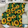 Cartoon Sunflower Pattern Print Blanket-grizzshop