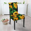 Cartoon Sunflower Pattern Print Chair Cover-grizzshop