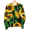 Cartoon Sunflower Pattern Print Women's Sweatshirt-grizzshop