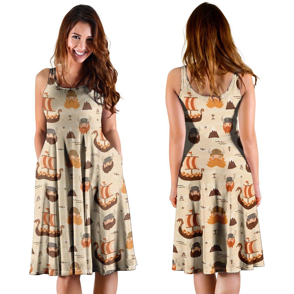 Cartoon Viking Norse Dress-grizzshop