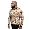 Cartoon Viking Norse Men's Bomber Jacket-grizzshop