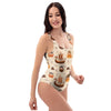 Cartoon Viking Norse One Piece Swimsuite-grizzshop