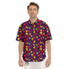 Casino 3D Gambling And Luck Print Pattern Men's Short Sleeve Shirts-grizzshop