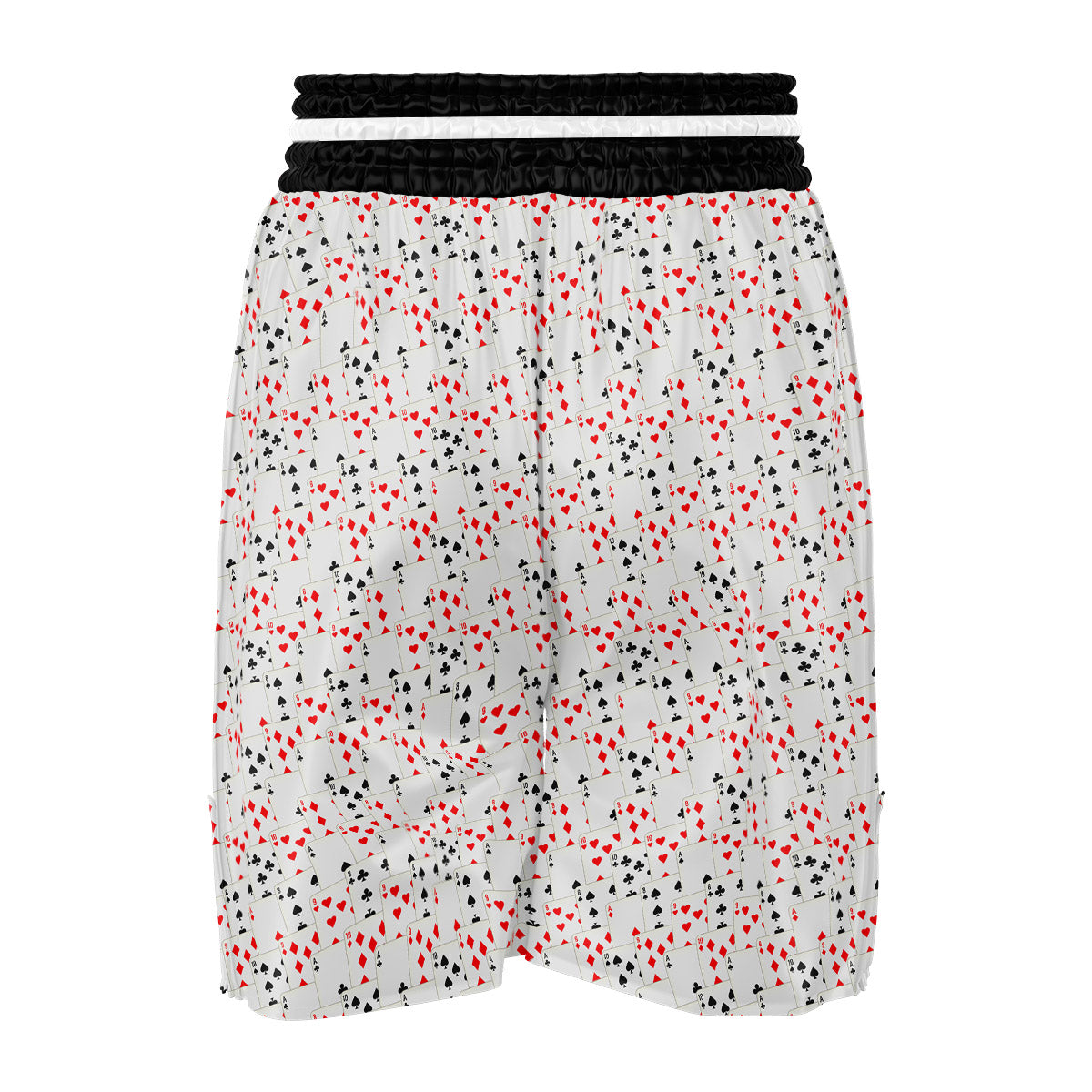 Casino Card Cartoon Print Pattern Boxing Shorts-grizzshop