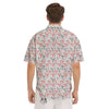 Casino Card Cartoon Print Pattern Men's Short Sleeve Shirts-grizzshop