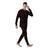 Casino Card Suits Red Black Print Pattern Men's Pajamas-grizzshop