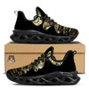 Casino Chips Poker Print Black Running Shoes-grizzshop