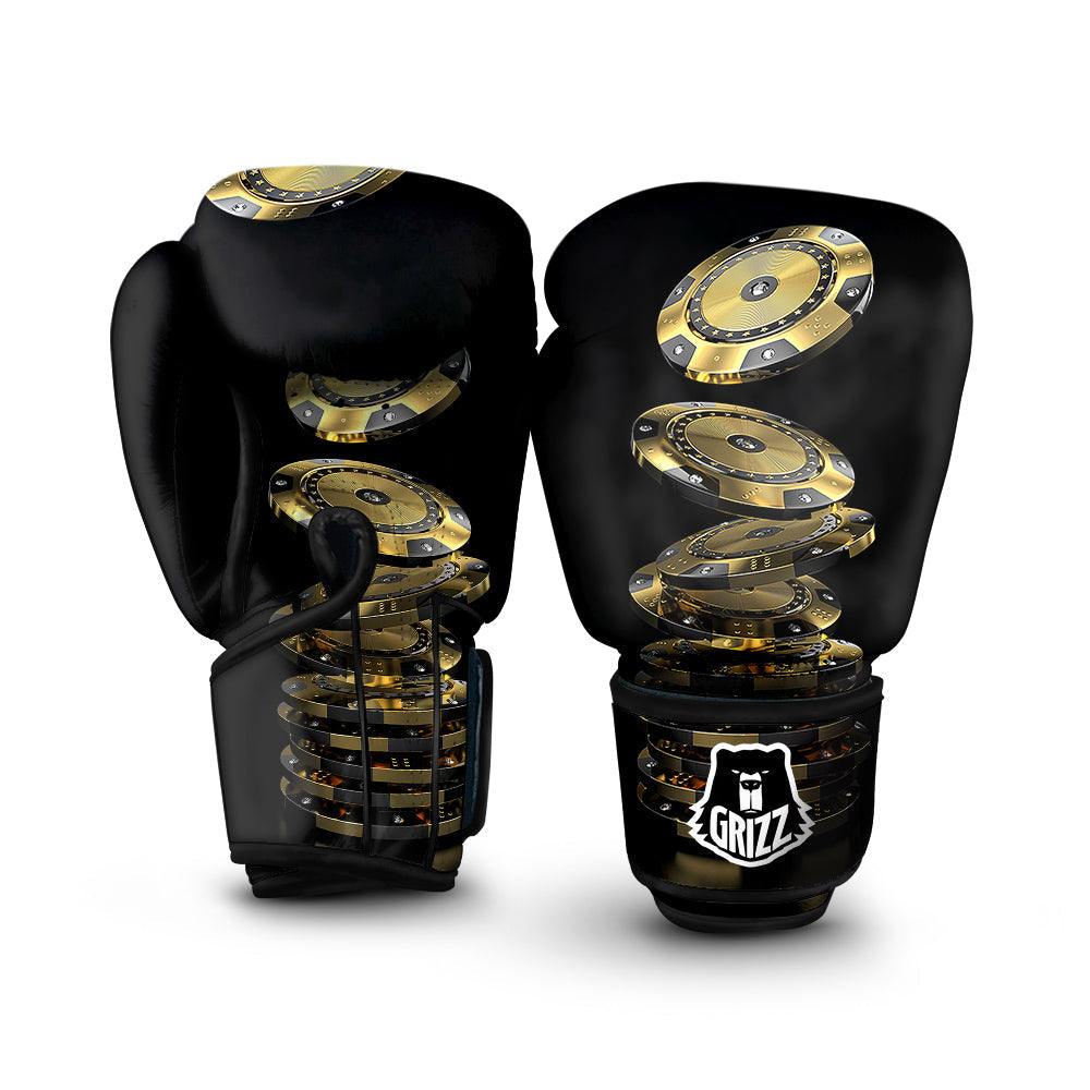 Casino Chips Poker Print Boxing Gloves-grizzshop