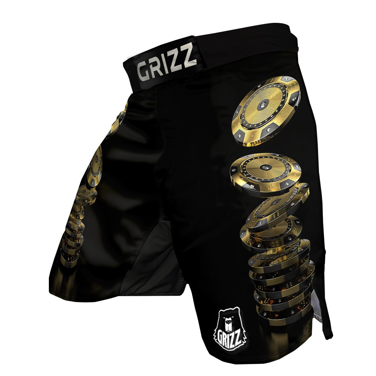 Casino Chips Poker Print MMA Shorts-grizzshop