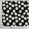 Casino Dice Pattern Print Bathroom Shower Curtain-grizzshop