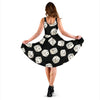 Casino Dice Pattern Print Dress-grizzshop