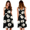 Casino Dice Pattern Print Dress-grizzshop