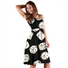 Casino Dice Pattern Print Dress-grizzshop