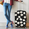 Casino Dice Pattern Print Luggage Cover Protector-grizzshop