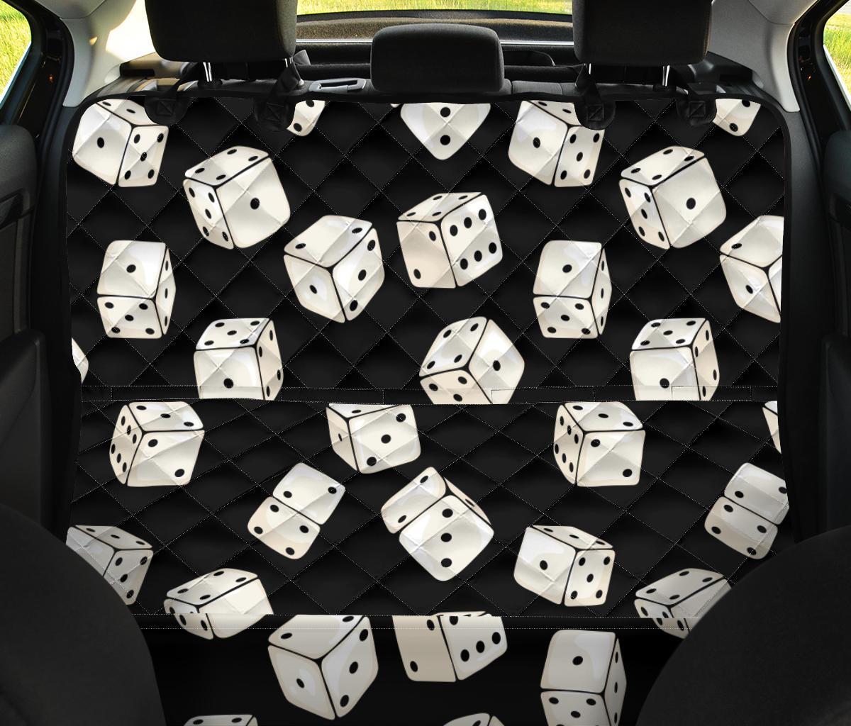 Casino Dice Pattern Print Pet Car Seat Cover-grizzshop