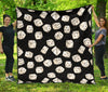 Casino Dice Pattern Print Quilt-grizzshop