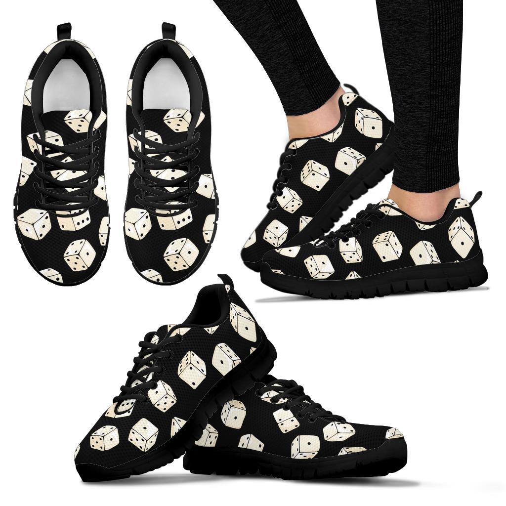 Casino Dice Pattern Print Sneaker Shoes For Men Women-grizzshop