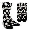 Casino Dice Pattern Print Unisex Crew Socks-grizzshop