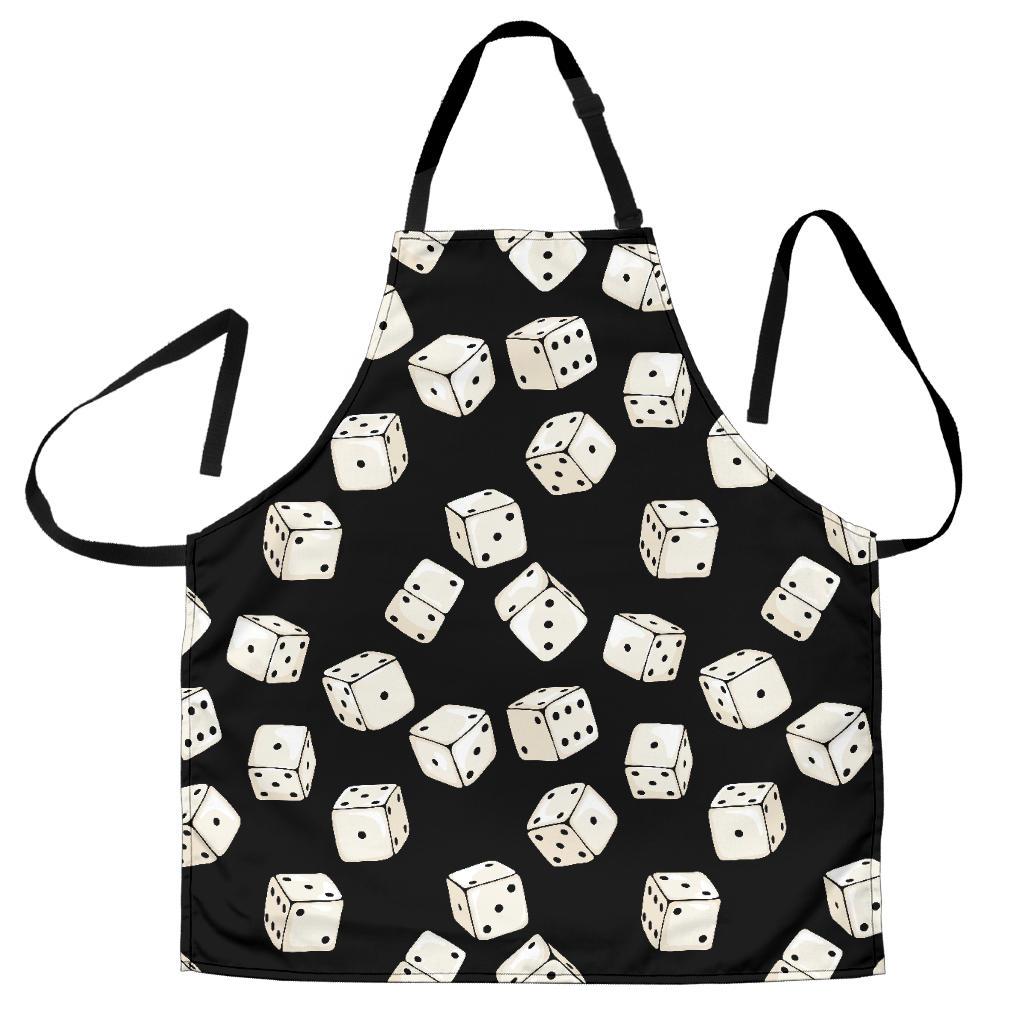 Casino Dice Pattern Print Women's Apron-grizzshop