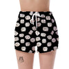 Casino Dice Pattern Print Women's Shorts-grizzshop