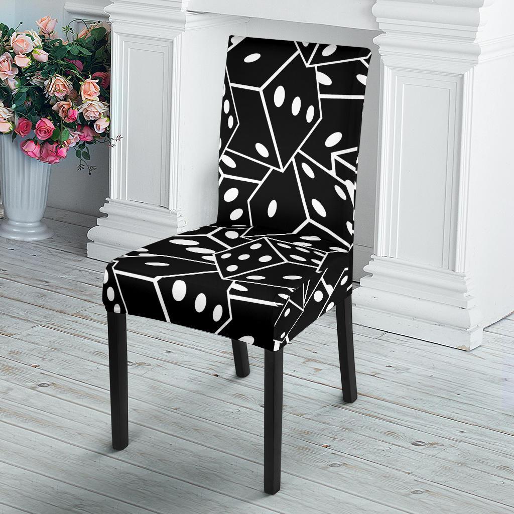 Casino Dice Print Pattern Chair Cover-grizzshop