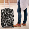 Casino Dice Print Pattern Luggage Cover Protector-grizzshop