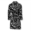 Casino Dice Print Pattern Men Long Robe-grizzshop