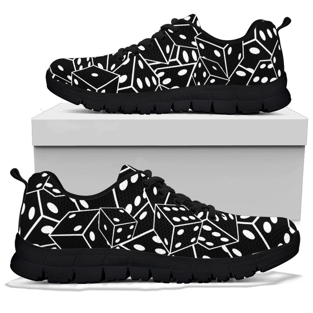 Casino Dice Print Pattern Sneaker Shoes For Men Women-grizzshop